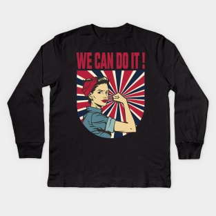 We Can Do It Kids Long Sleeve T-Shirt